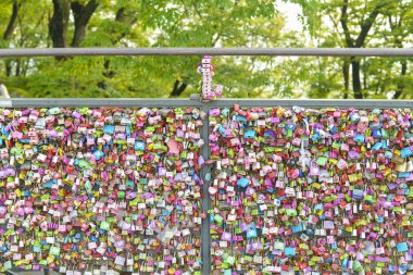 24:Padlock N Seul kulesinin, Seul, Seul, Güney Kore - olabilir