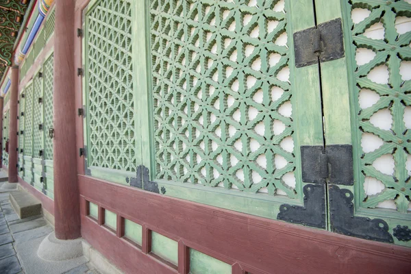 Coréia antiga textura da parede — Fotografia de Stock