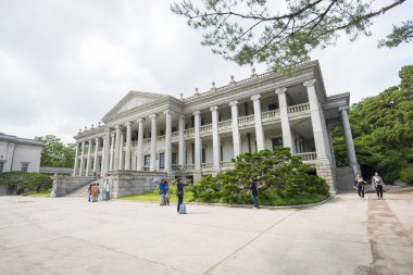Seoul, Güney Kore - 24 Mayıs: Seokjojeon hall Deoksugung Sarayı