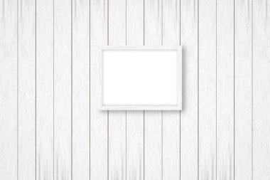 Beyaz ahşap arka plan beyaz çerçeveli, iç dekorasyon, 3