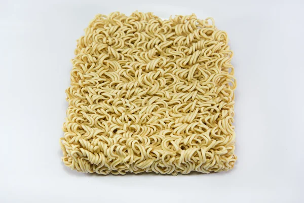 Asian ramen instant noodles isolated on white background — Stock Photo, Image