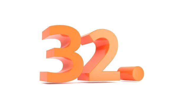 Number 3d text marketing — Stock Photo, Image
