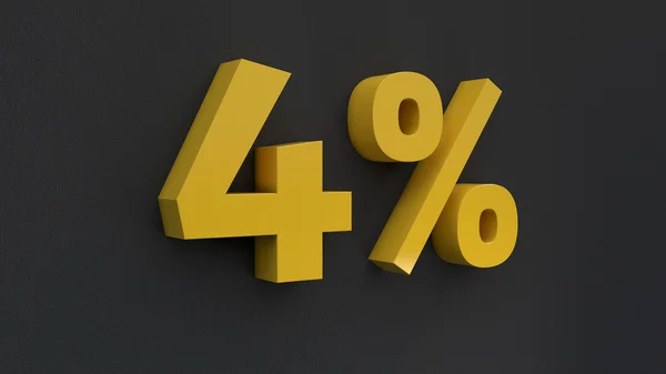 Text čísla procenta — Stock fotografie