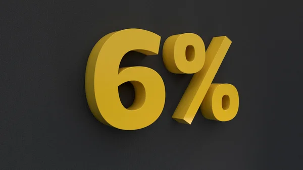 Número Texto percentual — Fotografia de Stock