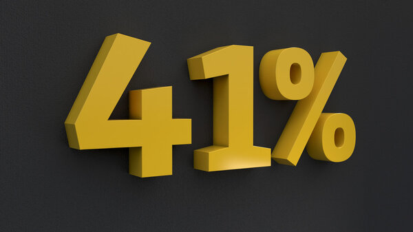 Текст в процентах
