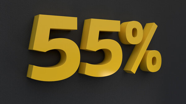 Текст в процентах
