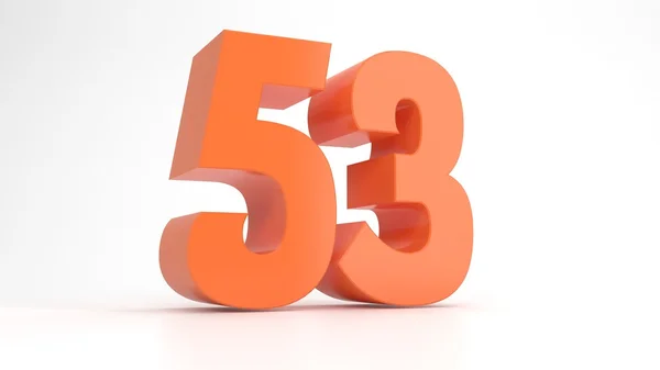 Etichetta numero 3D — Foto Stock