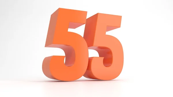 Etichetta numero 3D — Foto Stock