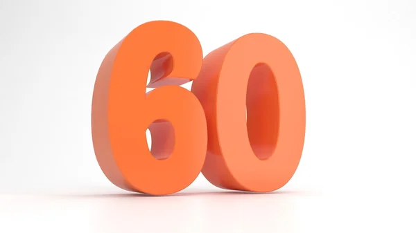 3D Number Label — Stock Photo, Image