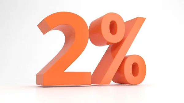 Percent Number 3d — Stock Photo, Image