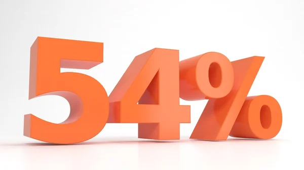 Percent Number 3d — Stock Photo, Image