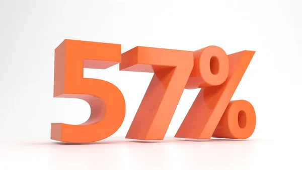 Percent Number 3d — Stock Photo, Image