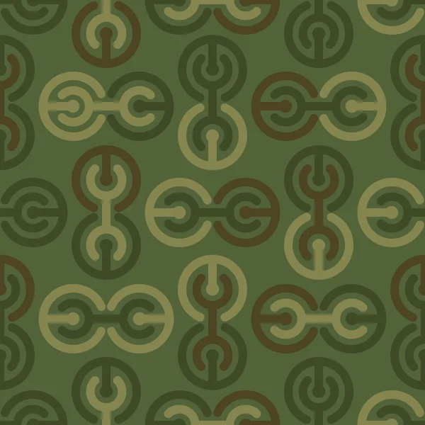 Textura militar. Ornamento de camuflagem de soldado. cáqui verde backg — Vetor de Stock