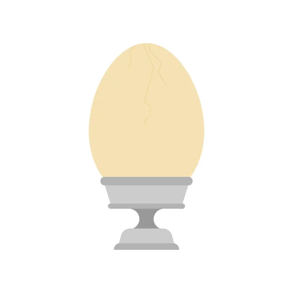 Egg Stand Isolated Breakfast Vector Illustration — Stock Vector