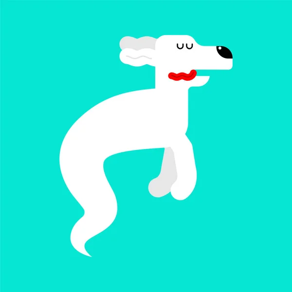 Perro Fantasma Aislado Mascotas Fantasma Vector Ilustración — Vector de stock