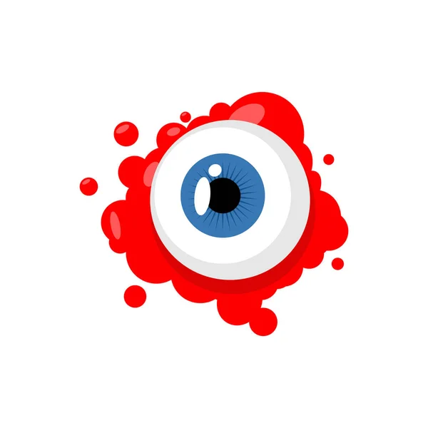 Очі Око Кров Хеллоуїн Векторні Ілюстрації — стоковий вектор