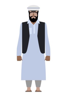 Suriye mülteci. Resident Pakistan Ulusal giysiler. Afghanis