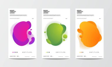 Poster, bayrak, baskı, kumaş ve sosyal medya hikayesi için tasarım elementi sıvı şekil soyut arkaplan çizimi