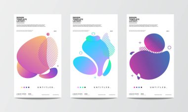 Poster, bayrak, baskı, kumaş ve sosyal medya hikayesi için tasarım elementi sıvı şekil soyut arkaplan çizimi