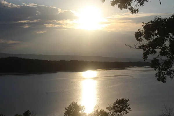 Golden Hour Overlooking Lake Onalaska — Stock Photo, Image