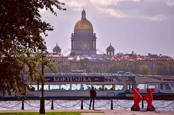 Photo Evening Petersburg Height Beautiful City — Stock Photo, Image