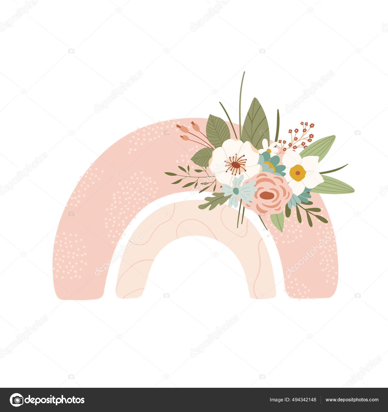 Lindo Arco Iris Con Flores Colores Pastel Aislados Sobre Fondo Vector Grafico Vectorial C Rinarin Art Imagen Lindo Arco Iris Con Flores Colores Pastel Aislados Sobre Fondo Vector Grafico Vectorial C Rinarin Art Imagen