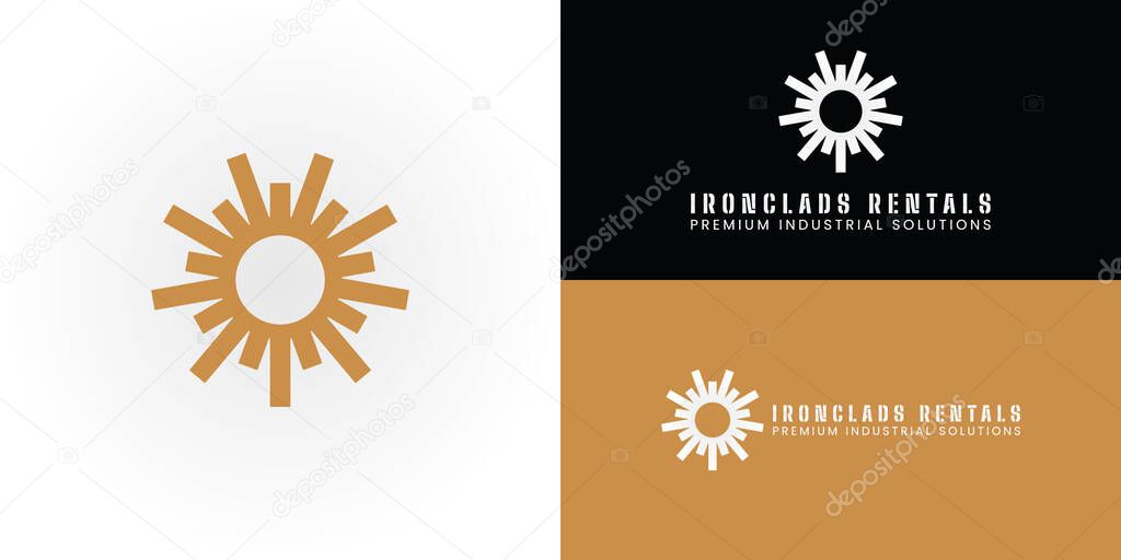 Modern gear icons symbolize elite performance and exceptional service. With their precise, bold lines, they convey trust, innovation, and the premium standard for industrial equipment rentals.