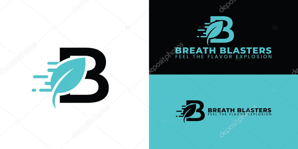 A modern, eye-catching logo featuring the letter B and a dynamic leaf. The leaf's swift lines symbolize fresh, instant, and effective breath-freshening capabilities across various flavor profiles.