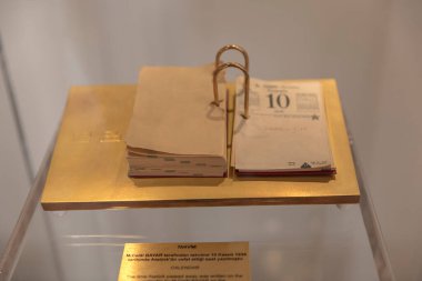 Ankara, Türkiye - 29 Ocak 2017: Türkiye Eski Büyük Millet Meclisi görüşü. Türkiye Cumhuriyeti bu binada ilan edildi.