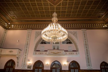 Ankara, Türkiye - 29 Ocak 2017: Türkiye Eski Büyük Millet Meclisi görüşü. Türkiye Cumhuriyeti bu binada ilan edildi.