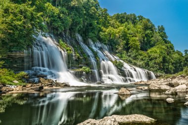 Twin Falls in Summer