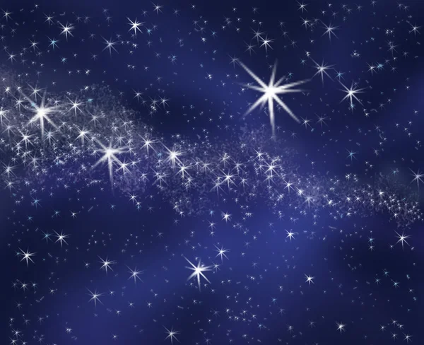 Starry nighttime sky — Stock Photo, Image