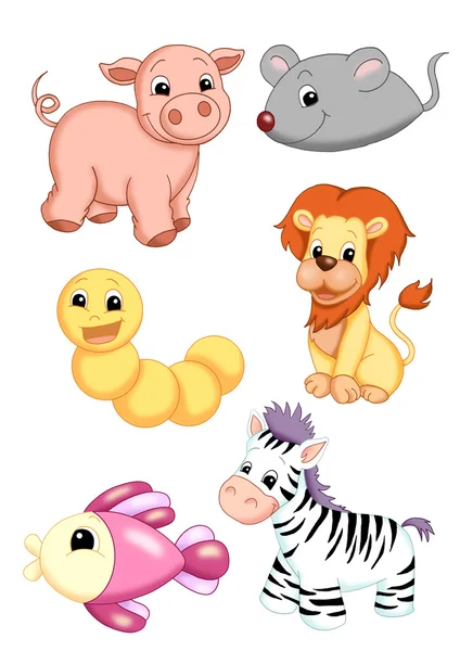 Various animals, 3 — Stock Photo, Image