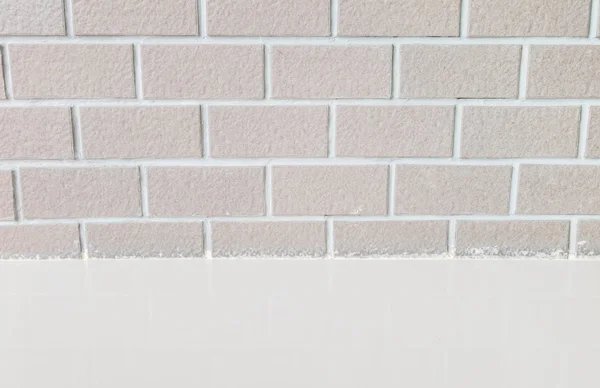 Patrón de ladrillo de primer plano en la pared de ladrillo con fondo texturizado piso de piedra de mármol — Foto de Stock