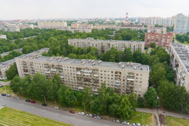 Yatakhane binaları kuş bakışı.