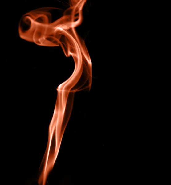 Smoke on a black or dark background closeup — Stock Photo, Image