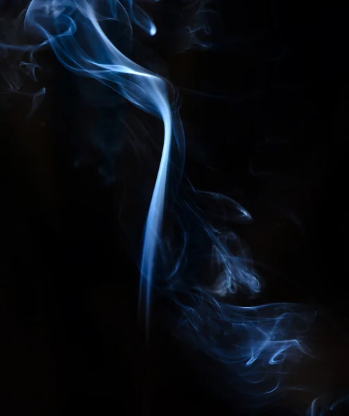 Smoke on a black or dark background closeup — Stock Photo, Image