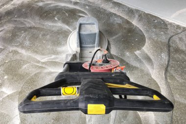 Beton öğütme makinesi, beton zemin onarımı.