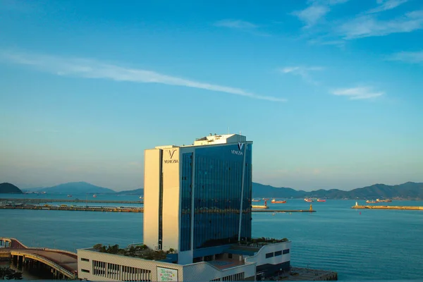 宾馆和度假胜地是住在韩国丽水的好选择 — 图库照片