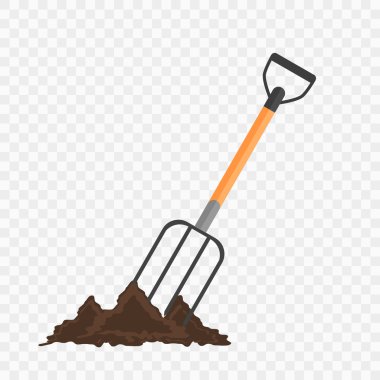 Toprağa tırmık. Araç kontrol arka plan Bahçe