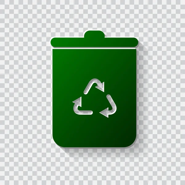 Recyklace ikonu. Eco příjemný koncepce. Recyklace ilustrace — Stockový vektor