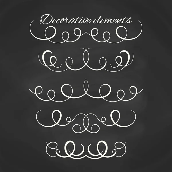 stock vector Hand drawn dividers set. Decorative borders set. Ornamental decorative elements