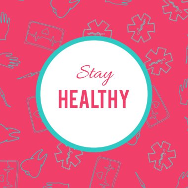 El tıbbi resimde çekilmiş. Eczane vektör arka plan. Doodle tıp tasarım.