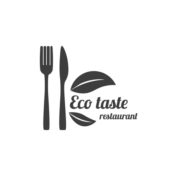 Restaurantteppich. Logo der Gastronomie. — Stockvektor