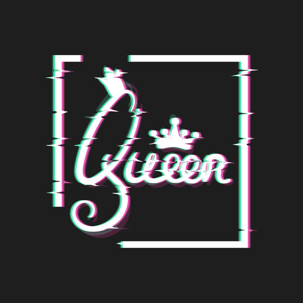 Queen Card. Housewarming design.