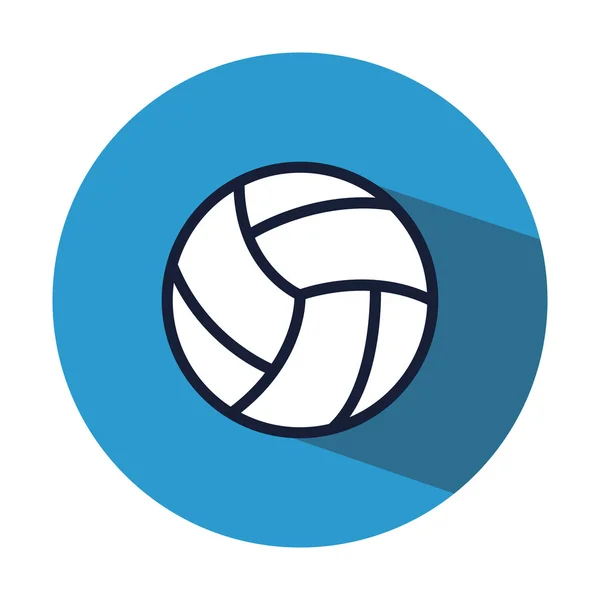 Volleyball-Ikone. — Stockvektor