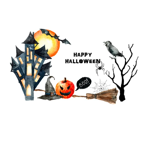 Download 12 834 Watercolor Halloween Stock Photos Free Royalty Free Watercolor Halloween Images Depositphotos