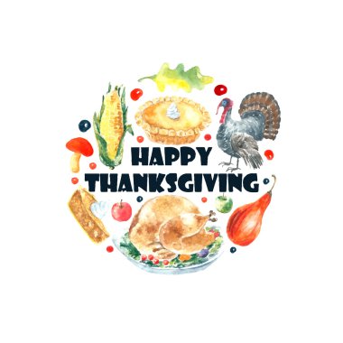 Şükran günü seti.