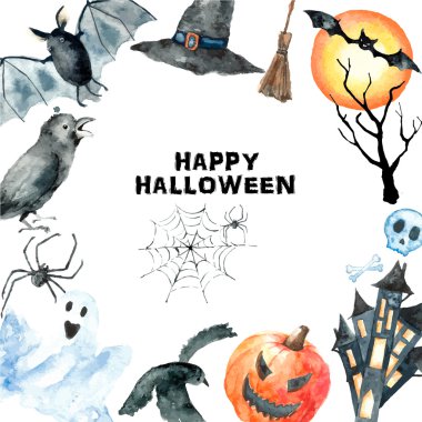 Cadılar Bayramı seti.