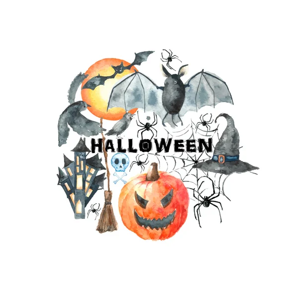 Set de Halloween . — Archivo Imágenes Vectoriales